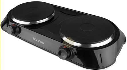 Cocina eléctrica taurus doble