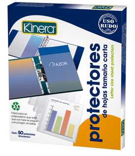 Paquete de 50 protectores de hoja