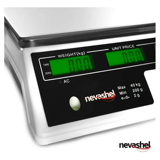 Báscula para 40Kg marca nevashel