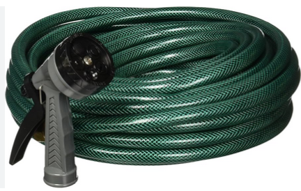 Manguera de jardín ½" reforzada con hilo, con pistola y conector