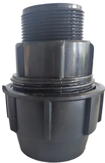 Adaptador plast macho 63x2"