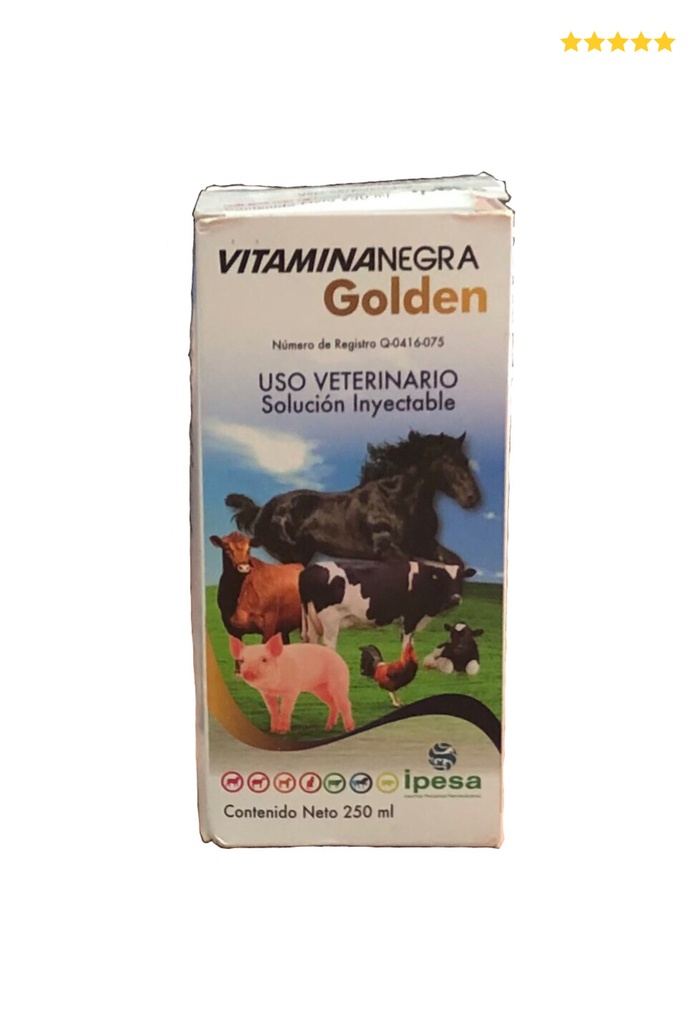 Injectable VitaminaNegra Golden 250mL