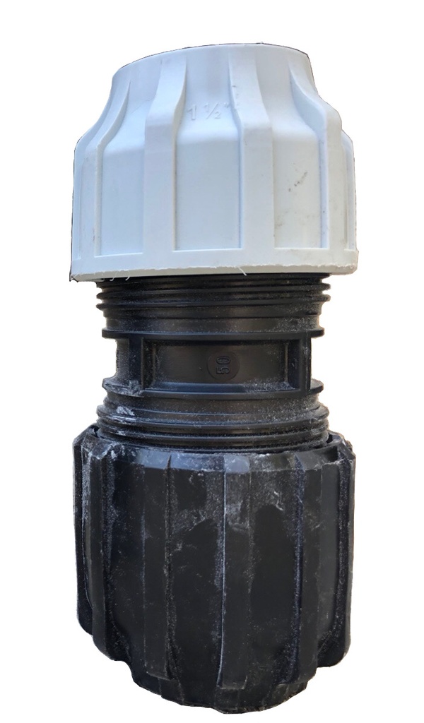 50x1½" combined plast coupling
