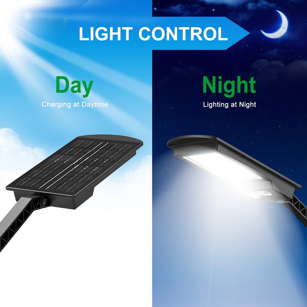 Lámpara solar ENGREPO a prueba de agua con sensor
