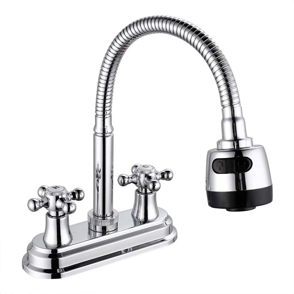 SOLVEX 4" Flexible Mixer Sink Tap