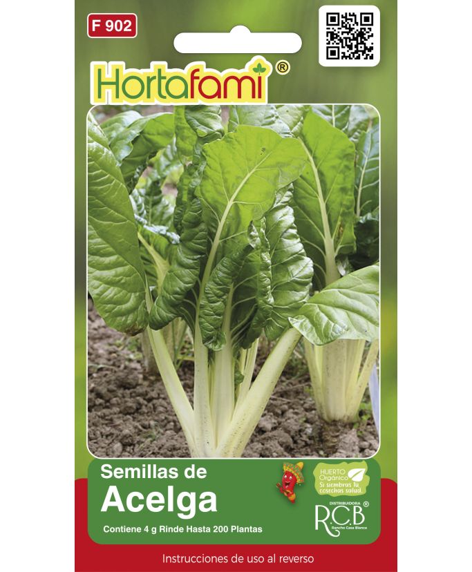 Muestras de semillas de acelga