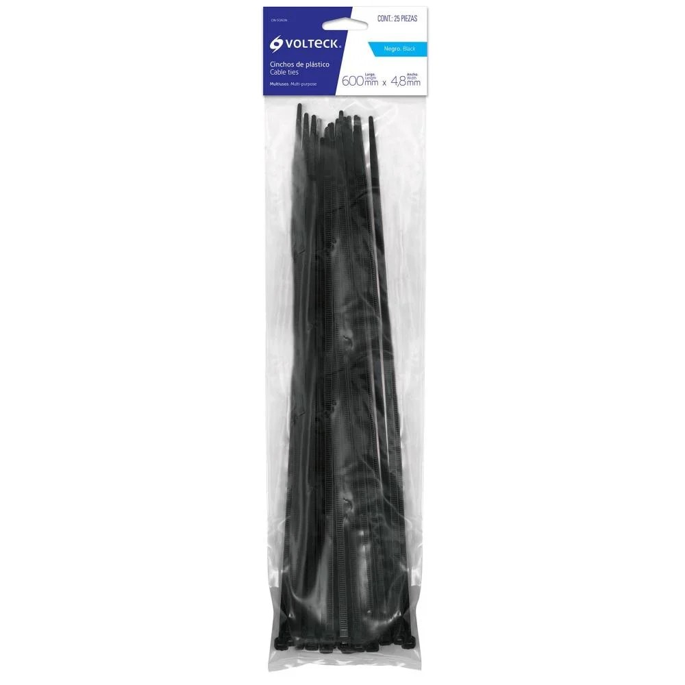 60cm 25-Piece Cable Tie Wraps Set