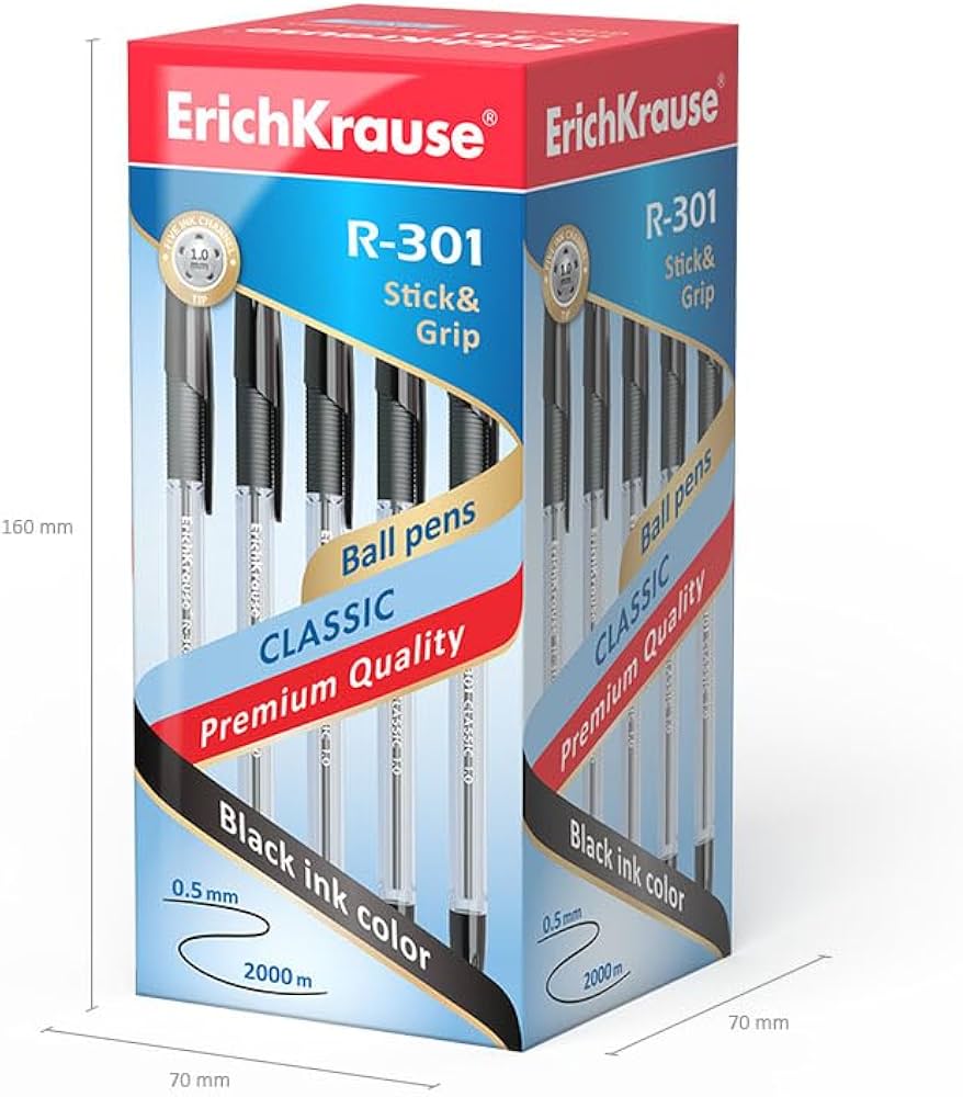 ErichKrause black ink pen