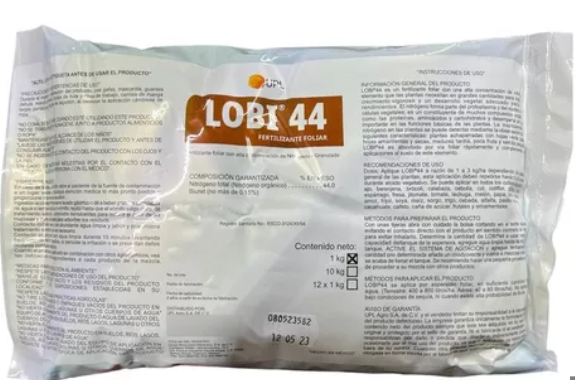 Fertilizante Foliar Nitrogenado Lobi 44 Granulado