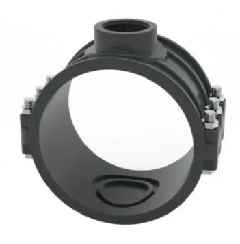 160x2" Plastic Pipe Clamp on Saddle