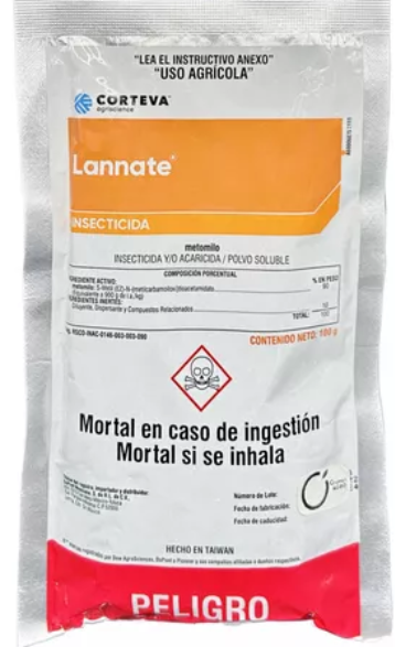 Insecticida Acaricida Lannate Polvo soluble 100g