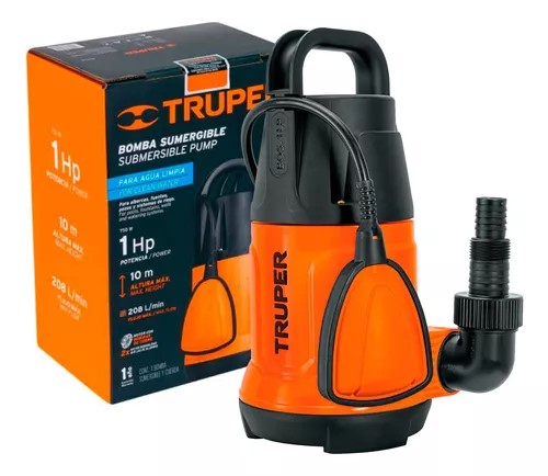 TRUPER 1HP submersible clean water pump