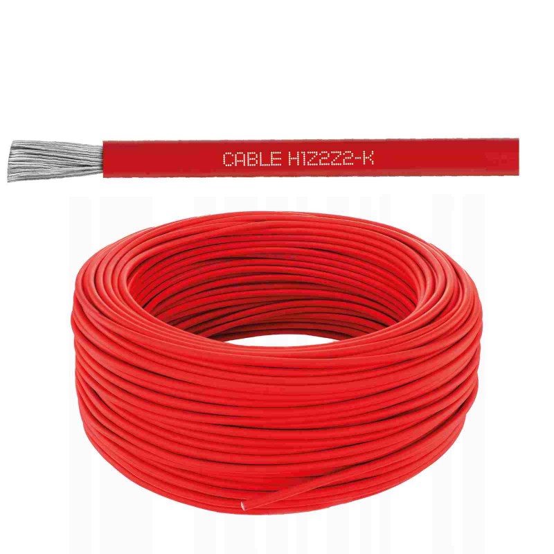 H1Z2Z2-K 1500V 1x6 Red Cable