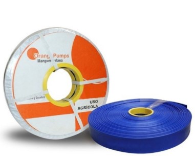 Manguera de descarga plana 2" Orange 100m