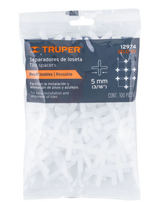 Separadores de losetas 8mm 5/16 pulgadas (75 pc)