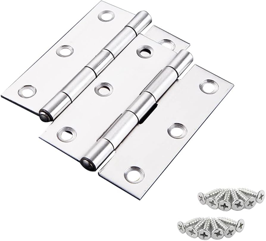 Juego de bisagras con tornillos