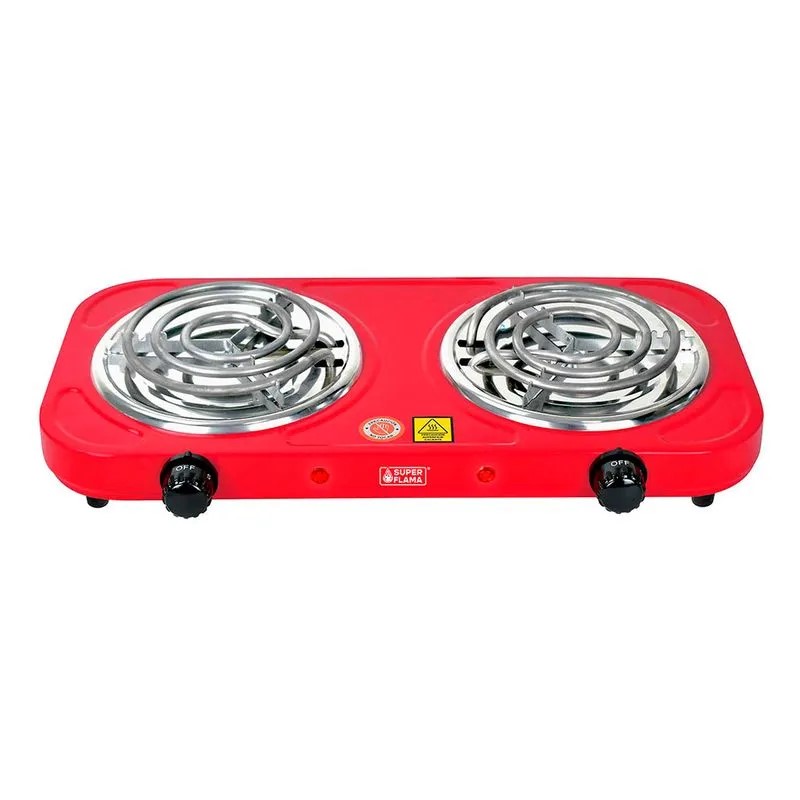 SUPER FLAMA Electric Cooktop with Double Spiral Burner