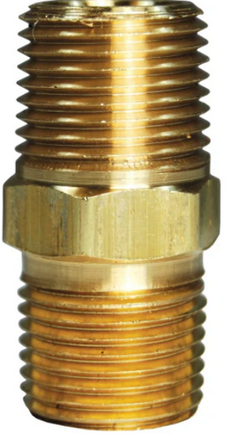 Bronze 1" M-M adapter fitting