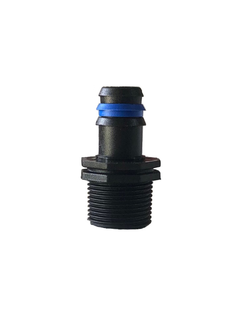 Empalme macho roscado 20x3/4"
