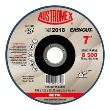 Disco corte preciso AUSTROMEX 7"x1/16"x7/8" tipo 41 (2018)