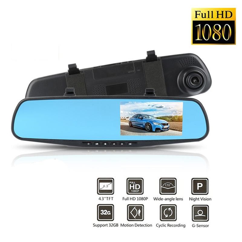 Grabadora de video para espejo retrovisor de vehículo Blackbox DVR