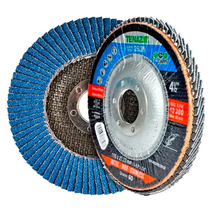 Disco de desbaste y pulido metales 4-1/2"x7/8" G60 (2639)