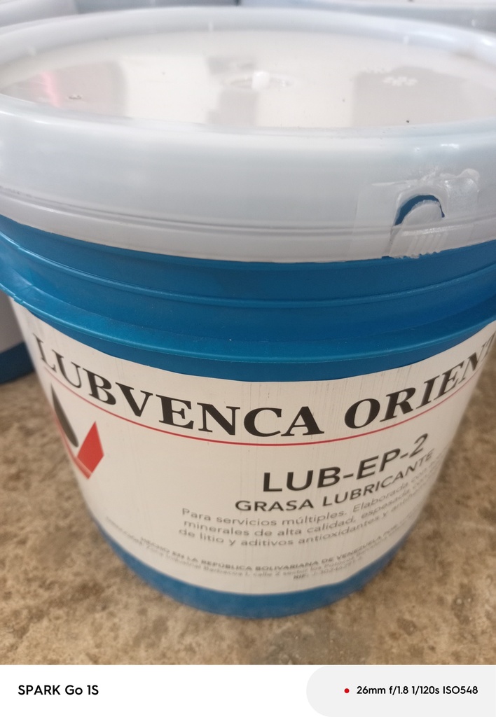 LUB-EP 2 Grasa lubricante (amarilla) 3.5Kg.