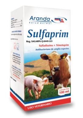 Antimicrobiano de amplio espectro Sulfaprim 100mL