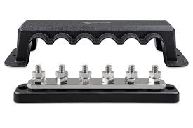 Victron Busbar 250A 6P/Terminals & Cover