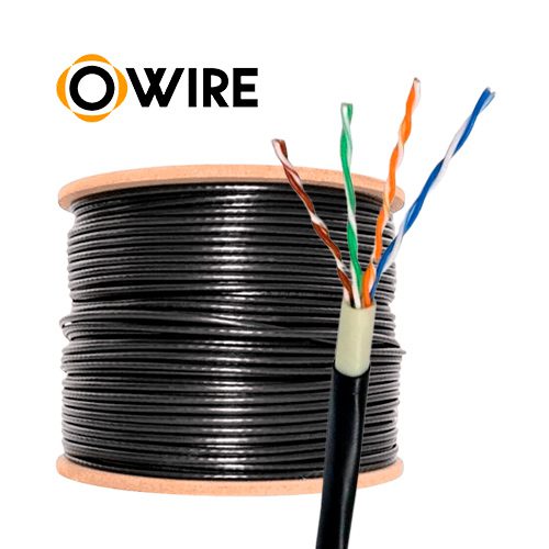 Cable Utp Doble Forro Exterior Cat5e B03. Cal.24