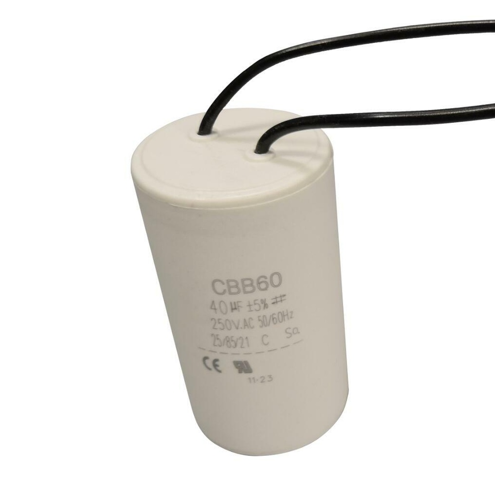 Capacitor 40UF 250V.AC