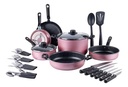 EKCO 32-Piece Jumbo Stainless Steel Cookware Set