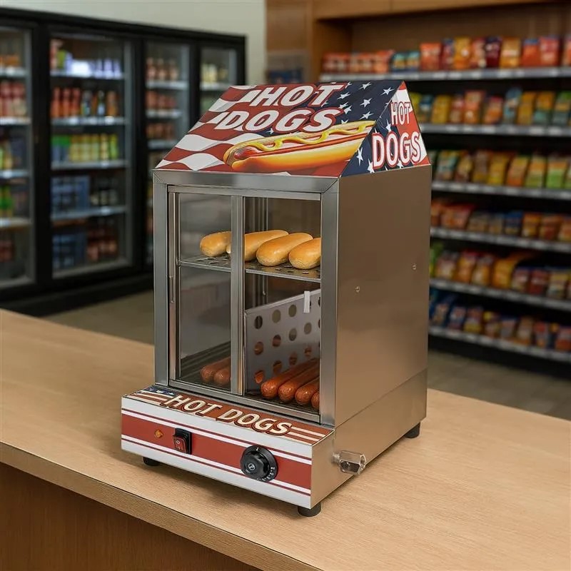 850W Hot Dog Steamer