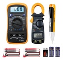 600V Digital Multimeter and Clamp Meter Set