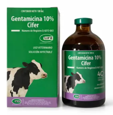 Antibiótico Gentamicina 10% Cifer 100mL