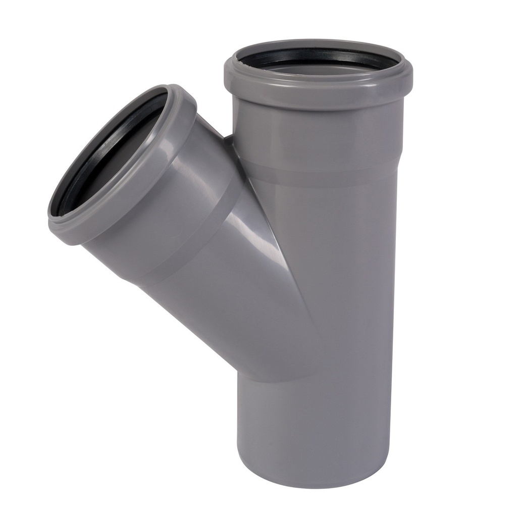 DWV DIN 50mm Wye Pipe Fitting
