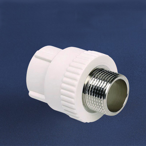 Conector macho PPR con insertor de latón S25-½