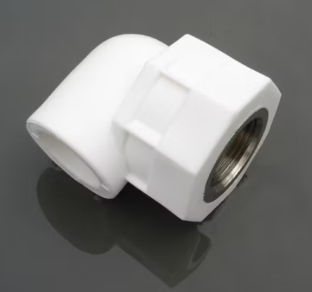 Codo hembra PPR con insertor de latón L20-½F