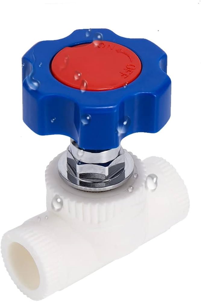 PPR 25mm stop valve of PP handle