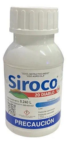 Insecticida Siroco 20 Diablo - Cipermetrina 240mL
