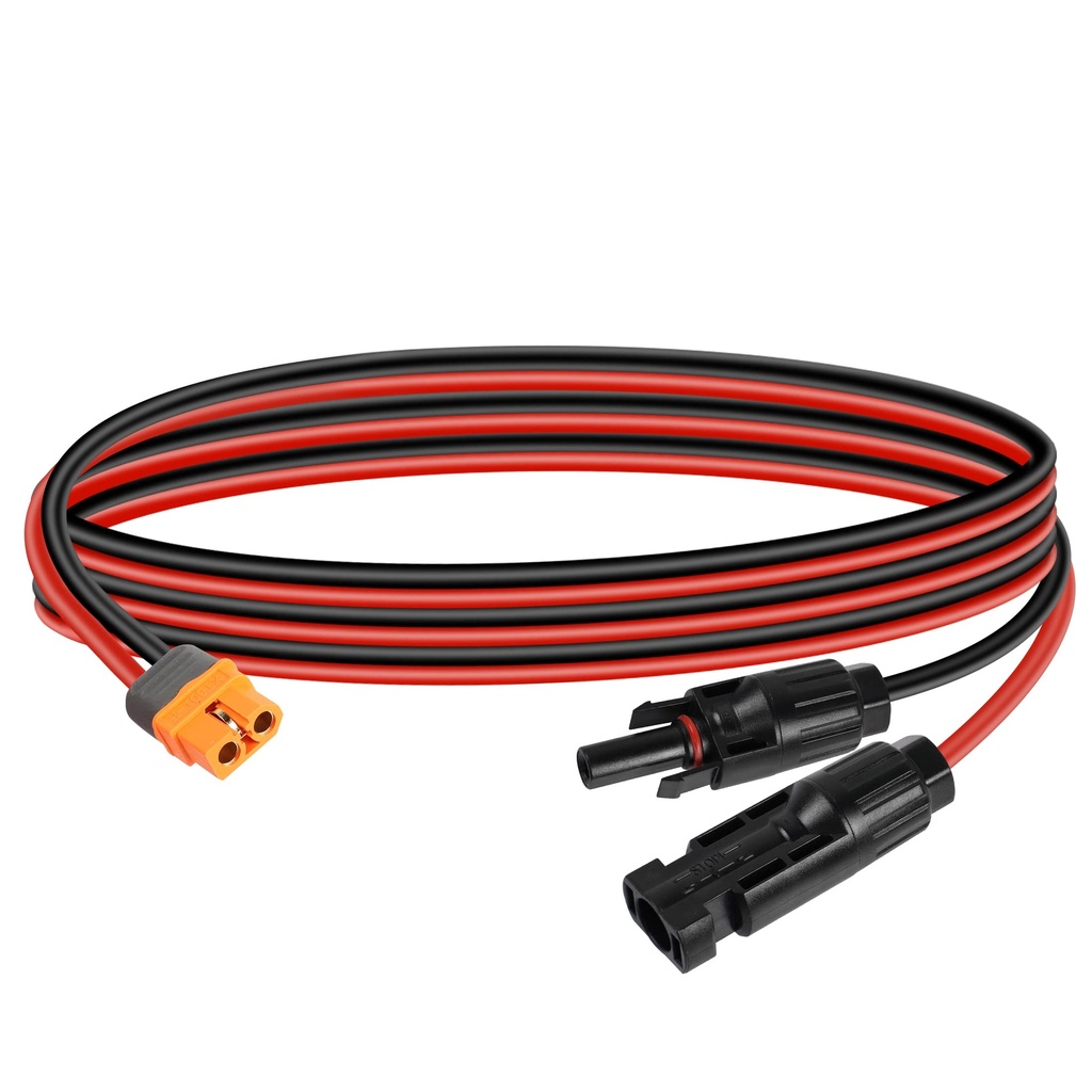 Cable solar Ecoflow con conector XT60I-F a MC4