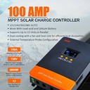 Controlador de carga solar MPPT PowMr 100A