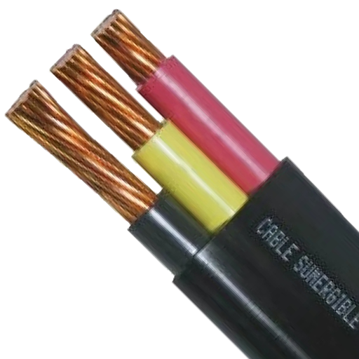 Cable plano sumergible de uso rudo 3X12