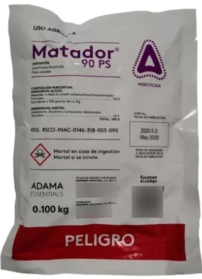 Insecticida Acaricida Matador 90PS (i.a. Metomilo)