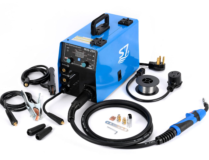 Soldadora de micro alambre sin gas 200A