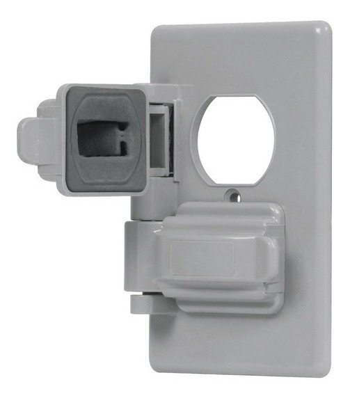 Outdoors double outlet cover