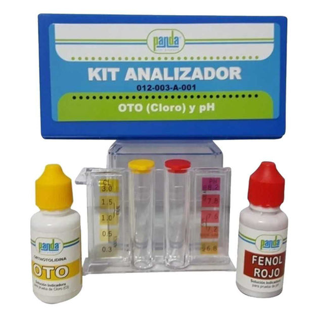 Kit analizador de cloro y pH - PANDA