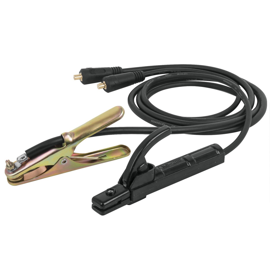 Cable portaelectrodo 3/8 con tenaza para soldadora