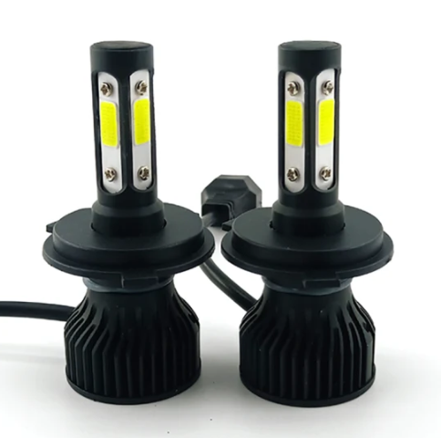 Pareja de focos LED automotriz H4 4 caras