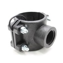 [FLLC403] 50xF Ø 1" 4-bolt plastic pipe clamp on saddle